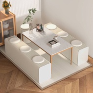 Accordion Paper Bench Foldable Telescopic Stool Sofa Stool Entryway Low Stool Bed End Stool Milk Tea