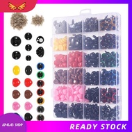 [ap4l43.] 1040PCS Safety Eyes and Noses, Safety Eyes for Crocheting, Colorful Doll Crochet Eyes with