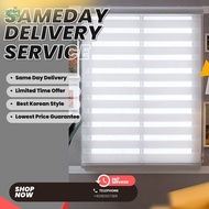 Modern Zebra Blinds | Bidai Tingkap |  Blind Curtain | Zebra Bidai Outdoor | Roller Blind for Home D
