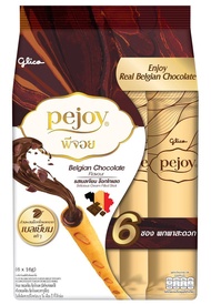 ใหม่!!!  Glico Pejoy พีจอยแฟมิลี่แพค รสเบลเจียน ช็อกโกแลต และ กลิ่นวานิลลา ฮอกไกโด มิลค์ ขนาด 16 กรั