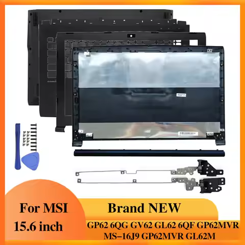 Laptop Case For MSI GP62 GV62 MVR GL62 MS-16J5 16J9 Notebook ScreenLCD Back Cover/Front Bezel/Hinges