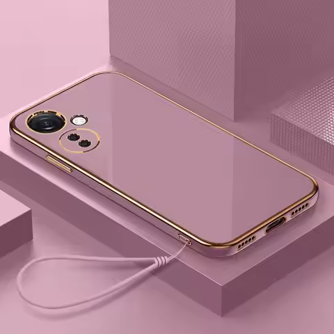For Oppo Reno11 F Case OPPO Reno11F Phone Case oppo Reno 11F Case oppo CPH2603 Luxury Square Plating