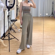 ** 32wardrobe-Super Beautiful Pleated Straight Wide Pants 8826 a