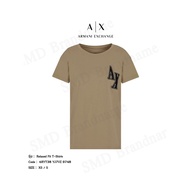 Armani Exchange Women's Round Neck T-Shirt Relaxed Fit T-Shirts Code: 6RYT38 YJ7VZ 0748