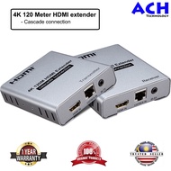 SAROWIN HDEX120C4K 4K 120M HDMI EXTENDER CASCADE CONNECTION