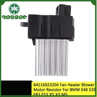 DNOPMA SHOP 64116923204 Motor Resistor Regulator 64118364173 Fan Blower Replacement Resistor Durable Metal AC Heater Blower Resistor for BMW 3 5 Series X3 X5 E39 E46 E53