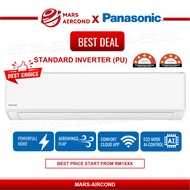 Panasonic Aircond Standard Inverter R32 PU Series (1hp/1.5hp/2hp/2.5hp)