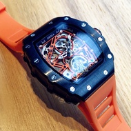 Dfdf Richard Watch Men's Automatic Pure Mechanical Watch Tourbillon Trendy Fashion Large Dial Waterp