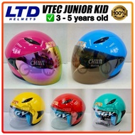 SGV LTD Vtec Junior Kid Helmet with Clear Visor / Budak Topi / Kids Helmet Motorcycle Budak Helmet 3
