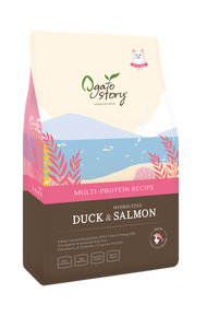Ogato Story - 鴨肉 & 水解三文魚 多種蛋白配方 全貓糧 2kg (200g x10ea) 獨立包裝