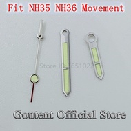 Goutent Silver Watch Hands Fit NH35 NH36 ETA 2836 2824 DG2813 3804 Miyota 8215 821A Movement Green L