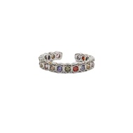 Ivy minimal silver ring | S925 | Adjustable ring