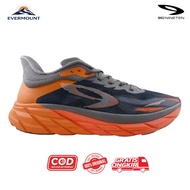 MERAH 910Nineten Running Shoes - FUUTO REVENGE GREY-OLD/RED-SALMON