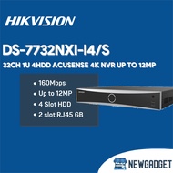 HIKVISION DS-7732NXI-I4/S 32CH 1U 4HDD ACUSENSE 4K NVR UP TO 12MP