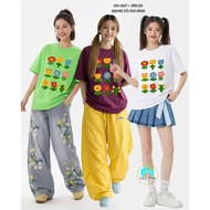 Cheerful Gen Z – Oversized T-Shirt | POLLATEE to flowers