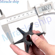 6F5-44352 Water Pump Impeller for Yamaha 2 stroke Outboard Motor 40HP 6F5-44352-00 6F5-44352-10 Boat