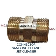 JET CLEANER HOSE CONNECTION CONNECTOR M22 X M22 JET CLEANER HOSE CONNECTION/ M22 XM22