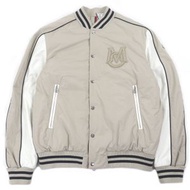 MONCLER DETIAN GIUBBOTTO 2022-2023秋冬款羊皮棒球羽絨服，米色/白色，3碼，正品，男款，成色極佳。