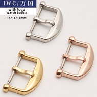 Stainless Steel Watch Buckle for IWC PORTOFINO FAMILY Series 14mm 16mm 18mm Folding Strap Clasp Watch Accessories