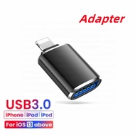 USB3.0 OTG Adapter For iPhone iOS 13 Above Data Transmission Flash drive Mouse Keyboard USB To 8 Pin