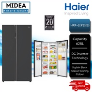Haier 628L / 630L Side By Side Twin DC Inverter Refrigerator HRF-619SI(GE) / HRF-619SI(B) / HRF-689S