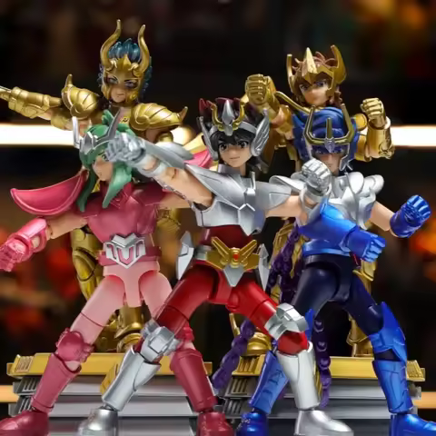 Hot Anime V1 V2 Saint Seiya Galaxy Action Figures Set - Camus Hoyoga Shiryu Seiya Hyoga - Anime Asse