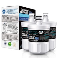 GOLDEN ICEPURE ADQ72910901 Refrigerator Water Filter NSF/ANSI 53&amp; 42&amp; 372 CERTIFICATION Compatible with LG LT500P, 5231JA2002A, ADQ72910907, Kenmore 9890, 469890,GEN11042FR-08 3PACK