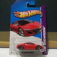 Hotwheels 12 Acura NSX Concept Red