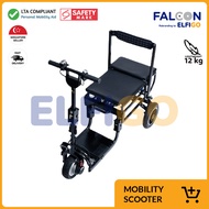 eFOLDi Lite Foldable Mobility Scooter (19 kg) | Personal Mobility Aid (PMA) | Airline Friendly | Whe
