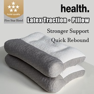 【SG Ready Stock】Latex Pillow Neck Support Pain Relief Pillow Orthopedic Ergonomic  Cervical Pillow Neck Orthopaedic Pillow For Sleeping Neck Pain Travel Orthopedic Pillow Bolster For Adults颈椎枕头