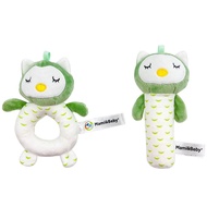 Infant Toys Sound Paper BB Stick Hand Crank Stick Set Newborn Soothing Hand Crank Cartoon Animal Han