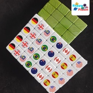 [Limited Quantity] Chess and Card Game National Flag Mahjong Sheep a Sheep Mahjong National Flag Elimination Le Mei Limited Edition Mahjong Gather 10 Match-up Popular Tiktok Game 3odd