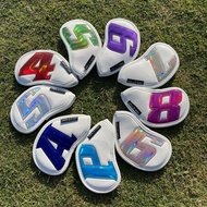Premium Club Cover Golf Iron Set Club Cover Club Head Cover Iron Cover Ball Head Cap Cover a Set of 