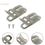 【CRAZYSPE】2X Durable Belt Clip With Screws 2609111584 For Bosch 18V Cordless Drill Tools