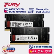 Kingston FURY 16gb 32gb 64gb 4800mhz ddr5 Dual channel memory laptop IMPACT ram sodimm pc5 38400s