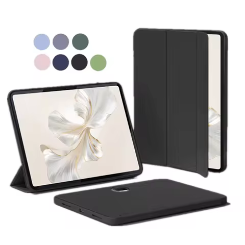Smart Case For Huawei Honor Pad 9 12.1inch 2024 HEY2-W09 Magnetic Folding PU Stand Soft TPU Back Cov