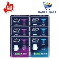 LivDry Trusty Pants Extra Adult Diapers - 6 Packs of 10s (M/L)