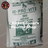 pakan ayam bangkok 594 CP charoen pokphand 50kg pur berkualitas voer