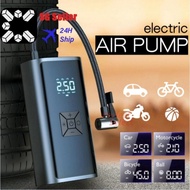 [SG Seller]Car Wireless Air Pump Portable Car for Car Electric Tire Pump Car Tire Pressure Automatic High Pressure Inflation