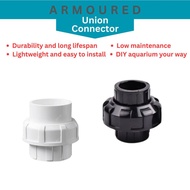 PVC Union Connector Fitting Joint for Water Pipe Aquarium Fish Tank Pond