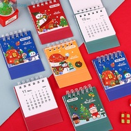 Peacellow 2024 New Cartoon Christmas Desk Calendar Creative Portable Mini Desktop Small Desk Calendar Desktop Ornaments Christmas Gifts SG