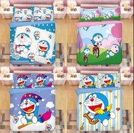 多啦A夢 叮噹 床單套裝 床上用品 枕頭袋 床笠 靜香 Doraemon 被套 枕套 大雄 小夫 胖虎 多啦美