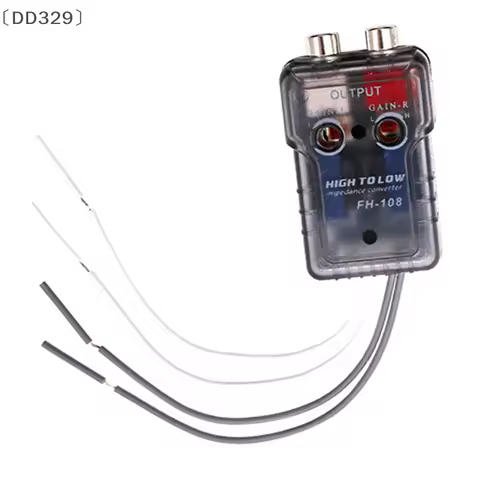 〔DD329〕Time-Delay Low Frequency Converter FH-108/FH128 High To Low Level Adapter For Car Audio Subwo