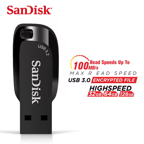 Original SanDisk CZ410 USB 3.0 Pendrive Ultra Shift Flash Drive 128GB 64GB 32GB USB Pen Drive Memory