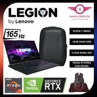 Lenovo Legion 5 15ACH6H 82JU013PMJ 15.6'' FHD 165Hz Gaming Laptop Blue ( Ryzen 7 5800H, 16GB, 512GB SSD, RTX 3060 6GB, ）