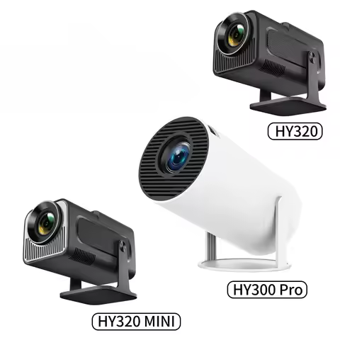 4K HY300 Pro HY320 Mini Projector Portable Android Video Projector Proyector 4k Wifi Mirror Screen M
