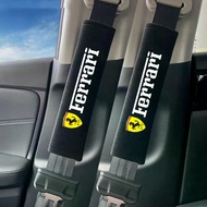 2PCS Car Seat Belt Cover Safety Belts Shoulder Pad For Ferrari F430 488 458 F12berlinetta 812 296 F8