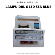 sTy Lampu DRL 6 LED Model All New Yaris l Buat Semua