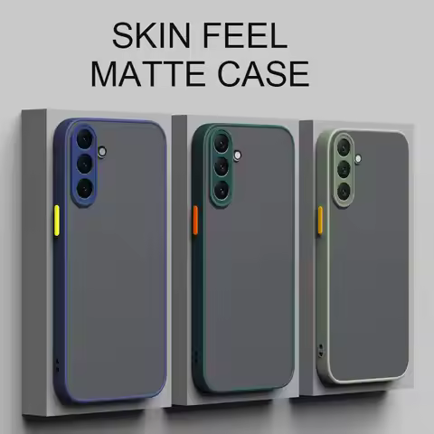 A 54 34 24 14 Matte Hard Case For Samsung Galaxy A54 A34 A24 A14 A04s 4g 5g M54 M34 M14 2023 Shockpr