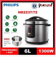 PHILIPS HD2237 ALL-IN-ONE COOKER 6L / MULTI COOKER / PRESSURE COOKER / SLOW COOKER